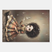 Whimsical Dark Circus Doll Geschenkpapier Set (Vorderseite 2)