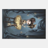 Whimsical Dark Circus Doll Geschenkpapier Set (Vorderseite 2)