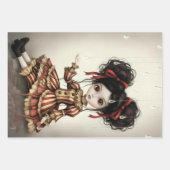 Whimsical Dark Circus Doll Geschenkpapier Set (Vorderseite 3)
