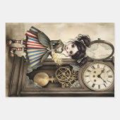 Whimsical Dark Circus Doll Geschenkpapier Set (Vorderseite 2)