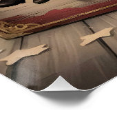 Whimsical Dark Circus Doll Poster (Ecke)