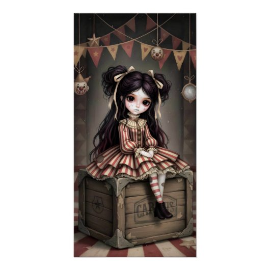 Whimsical Dark Circus Doll Poster (Vorderseite)
