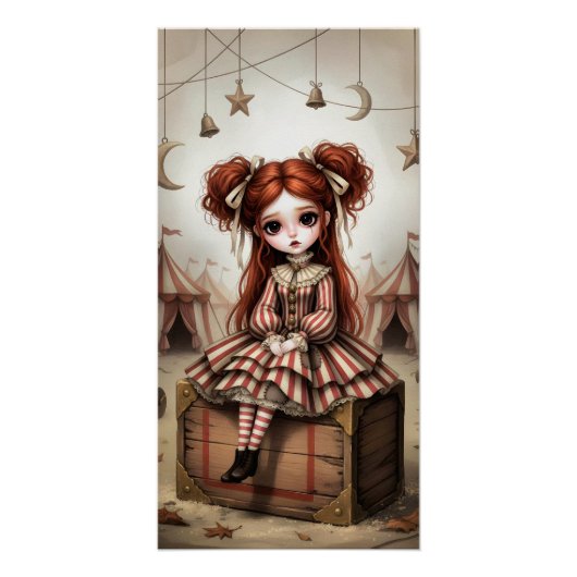 Whimsical Dark Circus Doll Poster (Vorderseite)
