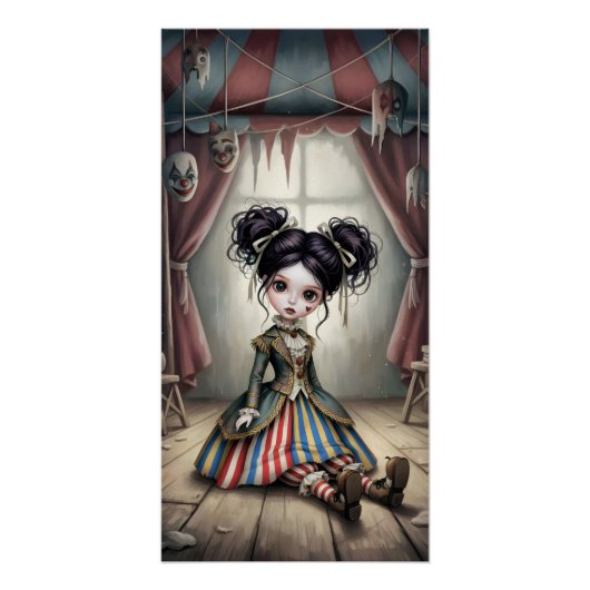 Whimsical Dark Circus Doll Poster (Vorderseite)
