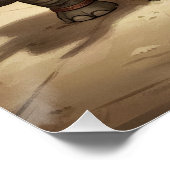 Whimsical Dark Circus Doll Poster (Ecke)