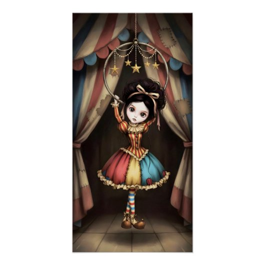 Whimsical Dark Circus Doll Poster (Vorderseite)