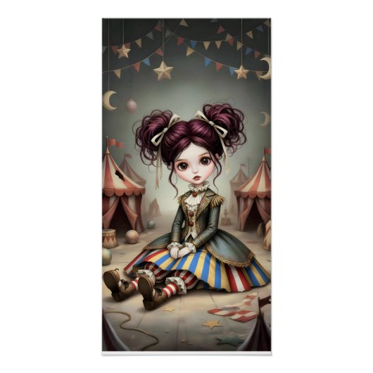 Whimsical Dark Circus Doll Poster (Vorderseite)