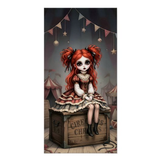Whimsical Dark Circus Doll Poster (Vorderseite)