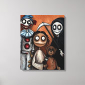 Whimsical Dark Creepy Art Canvas Print Leinwanddruck (Vorderseite)