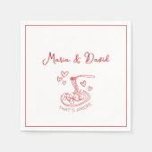 Whimsical das ist eine gewöhnliche italienische Ho Serviette (Vorderseite)