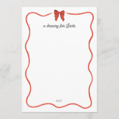 Whimsical Dear Santa Wish List for Kids (Rückseite)