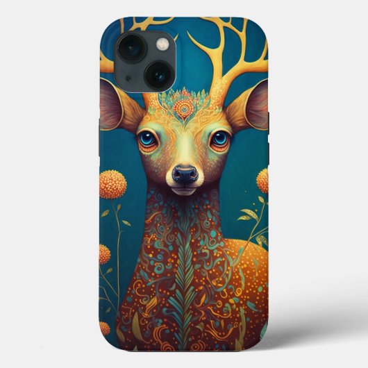 Whimsical Deer Fantasy Art Case-Mate iPhone Hülle (Rückseite)