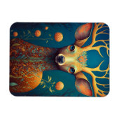 Whimsical Deer Fantasy Art Magnet (Horizontal)