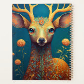 Whimsical Deer Fantasy Art Planer (Rückseite)