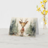 Whimsical Deh Christmas Card Karte (Gelbe Blume)