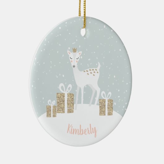 Whimsical Dei Christmas Keramik Ornament (Rechts)