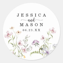 Whimsical Delicous Wildblume Gastgeschenk Hochzeit