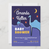 Whimsical Desert Night Baby Dusche Einladung (Vorderseite)