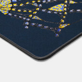 Whimsical Desk Mat (Doodle - von Hand gezeichnet) Schreibtischunterlage (Ecke)