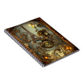 Whimsical Detection Steampunk Fantasy Notebook Notizblock (Rechte Seite)