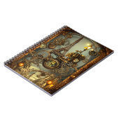 Whimsical Detection Steampunk Fantasy Notebook Notizblock (Linke Seite)