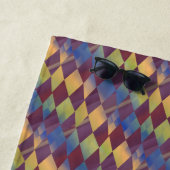 Whimsical Diamond Print Strandtuch (Beispiel)