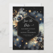 Whimsical Digital Celestial Wedding Save The Date (Vorderseite)