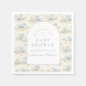 Whimsical Dinosaur Baby Shower Serviette (Vorderseite)