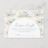 Whimsical Dinosaur Diapper Raffle Begleitkarte (Vorderseite)