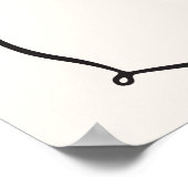 Whimsical Disco Ball New Year's Eve Party Poster (Ecke)