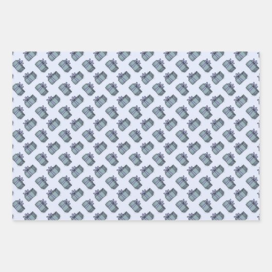 Whimsical Dog Christmas Geschenkpapier Set (Vorderseite 2)