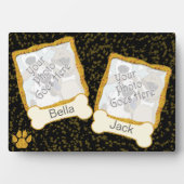 Whimsical Dog Foto Display Erstellen Sie Ihre eige Fotoplatte (Vorderseite)