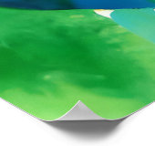 Whimsical Dogs Pool Party Square Poster (Ecke)