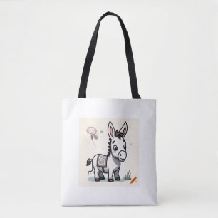 "Whimsical Donkey Design Bag - Einzigartig & spiel Tasche