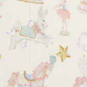 Whimsical Doodle Baby Jesus Manger Szene Tapete (Naht)