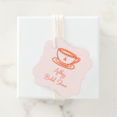 Whimsical Doodle Brautparty Tee Geschenkanhänger (Beispiel)