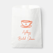 Whimsical Doodle Brautparty Tee Geschenktütchen (Vorderseite)