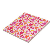 Whimsical Doodle Hörer mit Mustern und Textur Fliese (Seite)