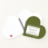 Whimsical Doodle Pad jedes farbenfrohe Mädchen Notizblock (Innenseite)