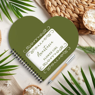 Whimsical Doodle Pad jedes farbenfrohe Mädchen Notizblock