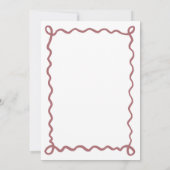 Whimsical Doodle | Rückgang des Brautparty der Lie Einladung (Rückseite)