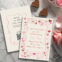 Whimsical Doodle Valentine's Brautparty