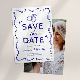 Whimsical Doodle Wedding Save The Date