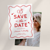 Whimsical Doodle Wedding Save The Date
