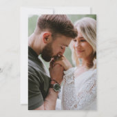 Whimsical Doodle Wedding Save The Date (Rückseite)