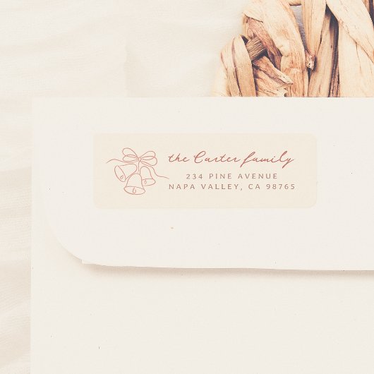 Whimsical Doodle Weihnachtsglocken Familienname