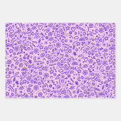 Whimsical Doodles farbiges Wrapping Paper Geschenkpapier Set (Vorderseite 3)