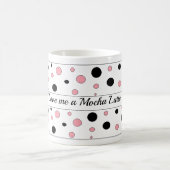Whimsical Dots Mocha Latte Kaffeetasse (Mittel)
