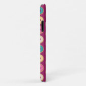 Whimsical Doughnut Pattern auf Lila Case-Mate iPhone Hülle (Hinten/Rechts)