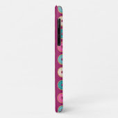 Whimsical Doughnut Pattern auf Lila Case-Mate iPhone Hülle (Hinten/Links)